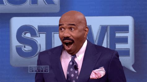 We regularly add new gif animations about and. Shocked Steve Harvey GIF - Find & Share on GIPHY