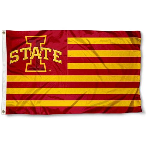 Iowa State Cyclones Striped Flag Your Iowa State Cyclones Striped Flag