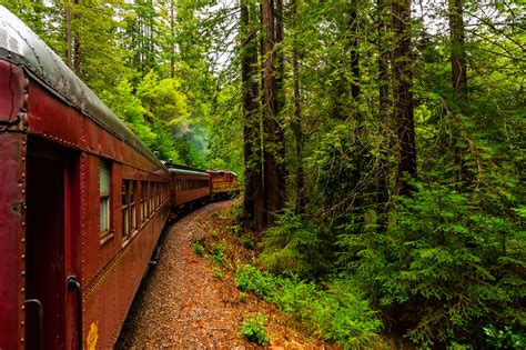 Skunk Train, Fort Bragg, CA - California Beaches