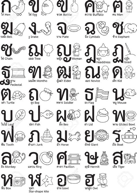 Thai Alphabet Writing Practice Pdf Thekidsworksheet