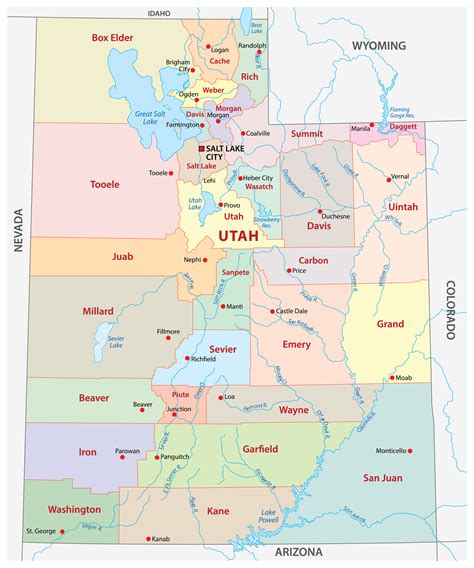 Map Of Utah Cities Black Sea Map