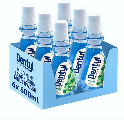 dentyl dual action cpc mouthwash 6x500 ml ebay