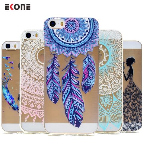 Ekone Phone Cases Crystal Clear For Iphone 5s Case Silicon Girl For