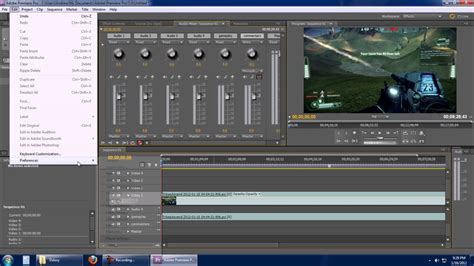 Recording Audio In Adobe Premiere Pro Cs5 Tutoral Youtube