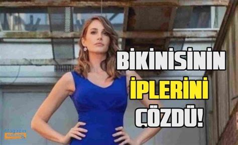 Rojda Demirer Bikinisinin Ipini Zd O Poza Be Eni Ya D Magazin