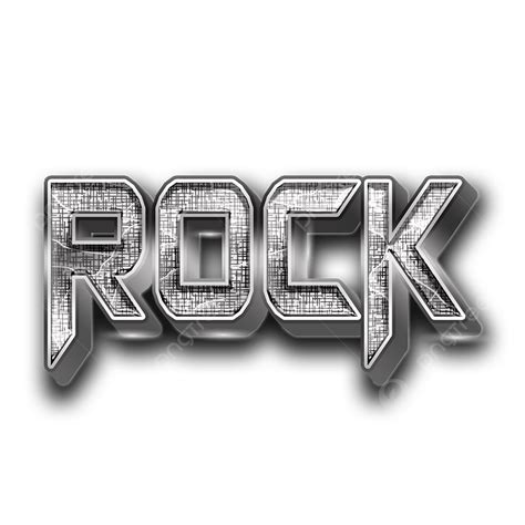 Rock Writing 3d Text Design For Music Events Rock Writing 3d Png