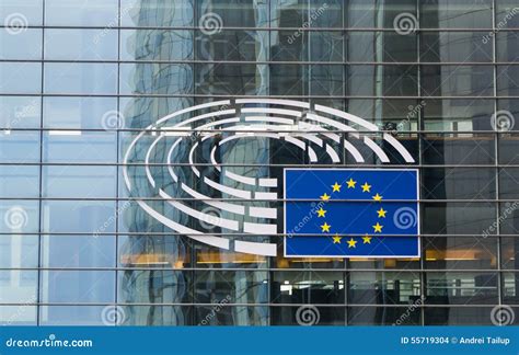 European Parliament Logo Editorial Stock Image Image Of Building