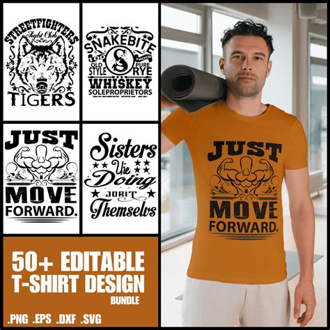 50 editable t shirt design bundle pod t shirt design