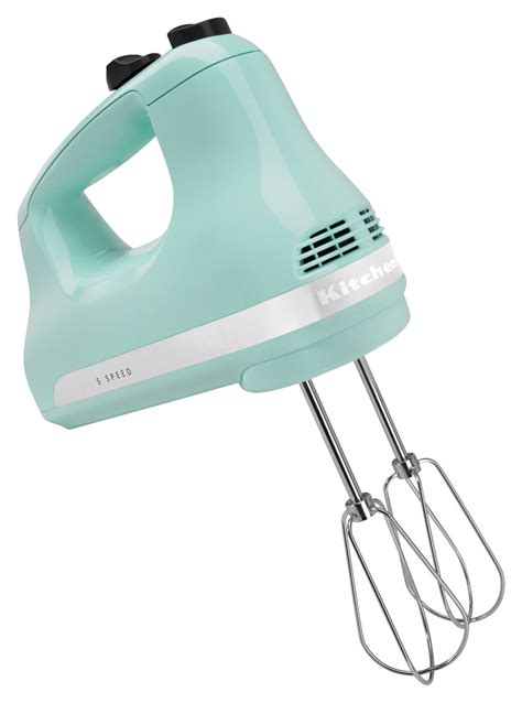 The sky's the limit with the cordless hand mixer that lets you go where your inspiration takes you. KitchenAid KHM512IC Ultra Power 5-Speed Hand Mixer Blue ...