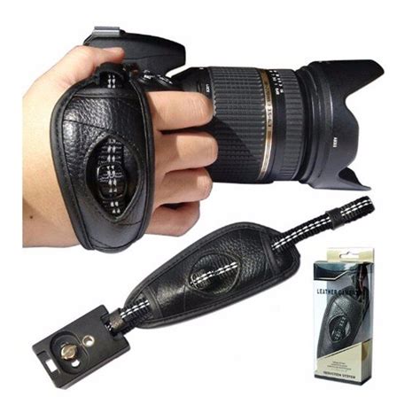 Professional Camera Strap Hand Grip Genuine Leather Wrist Strap Belt