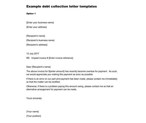 Check spelling or type a new query. Collection Letters Examples Awesome Sample Debt Collection ...