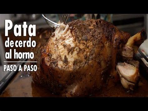 Un horno, la paletilla de cordero, agua y sal. Como Cocinar una Pata de Cerdo al Horno paso a paso ...