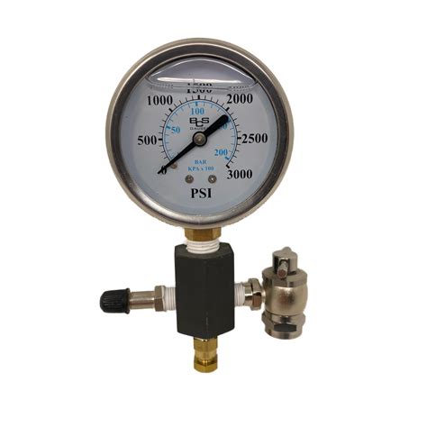 Hydraulic Nitrogen Accumulator Charge System Pressure Test Kit 300 Mpa