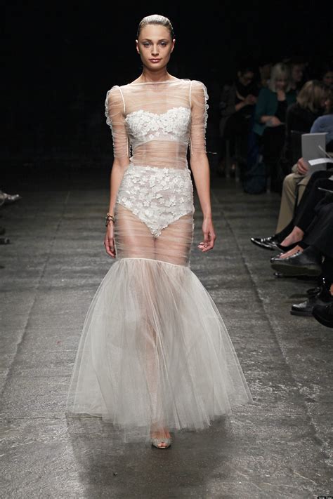 The Seasons Sexiest Wedding Gowns Huffpost