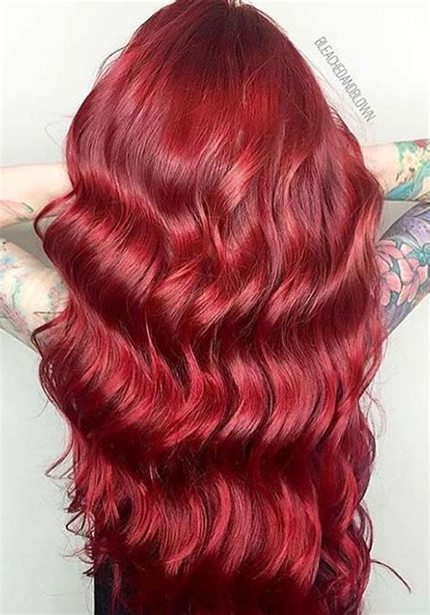 74 red hair colors auburn cherry copper burgundy hair shades
