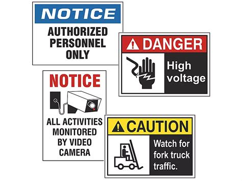 Workplace Signs Workplace Safety Signs In Stock Uline