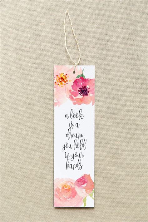 printable bookmarks bookmarks printable quotes etsy creative bookmarks handmade bookmarks
