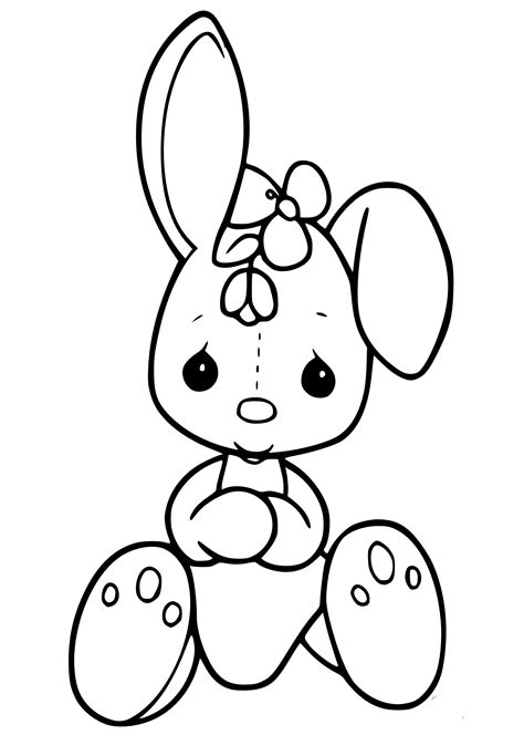 Coloriage Doudou Lapin À Imprimer Sur Coloriages Concernant Dessin De