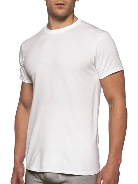 Gildan Big Adult Mens Short Sleeve Crew White T Shirt 5 Pack Sizes S