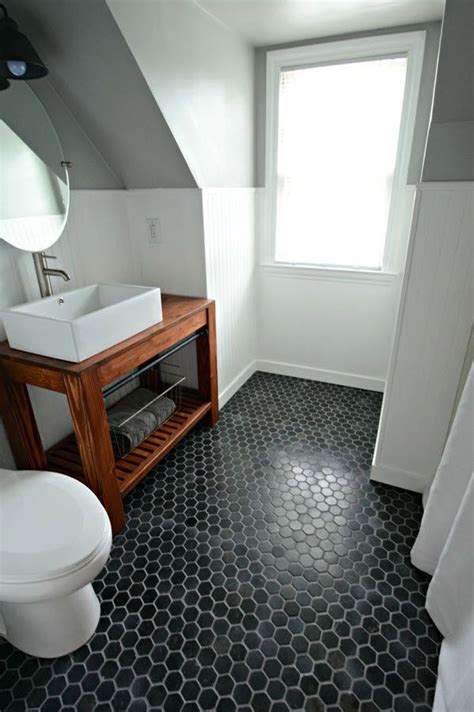 Hexagon Bathroom Floor Tile Ideas