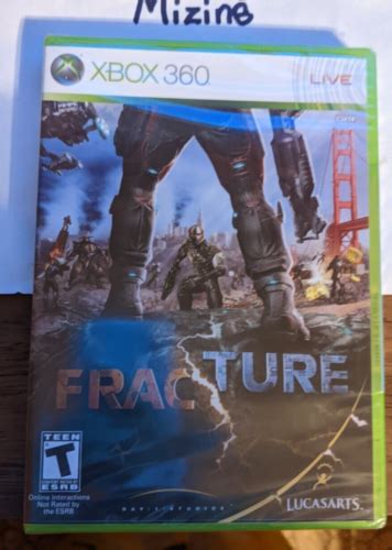 Fracture Microsoft Xbox 360 2008 23272956769 Ebay
