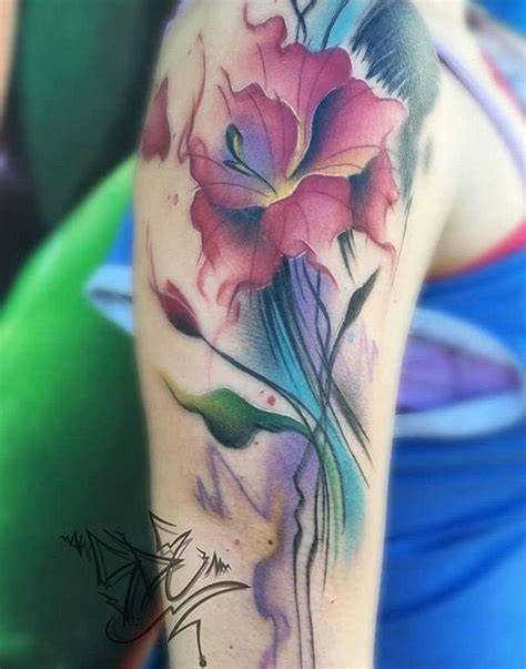 Gladiolus Tattoo Watercolor Flower Tattoo Designs Tattoo Designs For