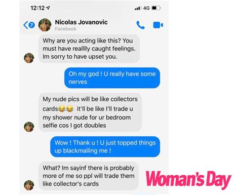 Married At First Sight Nics Explosive Texts Revealed Womans Day