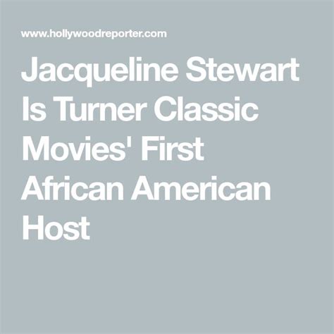 Jacqueline Stewart Becomes First African American Host At Turner Classic Movies Turner Classic