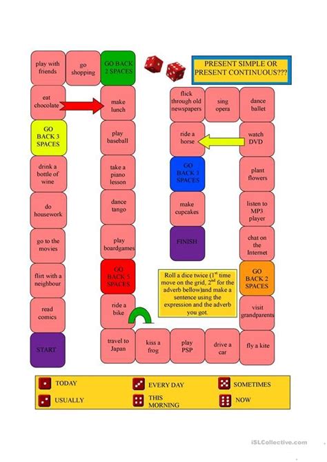Board Game English Esl Worksheets For Distance Learning And Physical