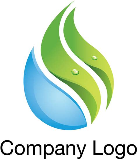 Free Natural Water Leaf Logo Vectors Graphic Art Designs In Editable