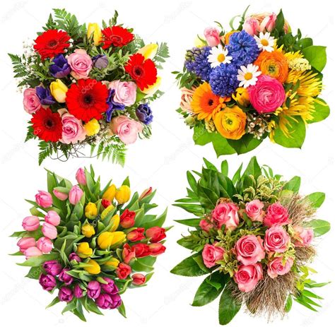 Colorful Flower Bouquets Stock Photo By ©liligraphie 31296367