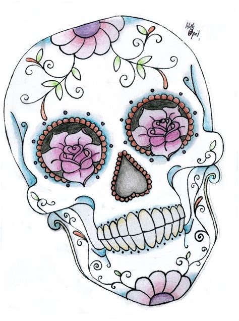 The 25 Best Feminine Skull Tattoos Ideas On Pinterest Sugar Skull