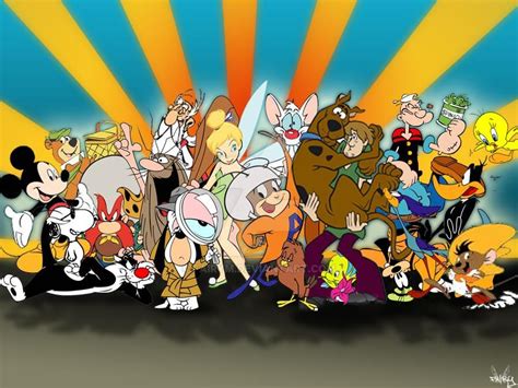 Collection there are awesome wallpapers of tom & jerry, mickey mouse, swat kats, scooby do, flinsones. 90s Cartoons by fairyM on DeviantArt
