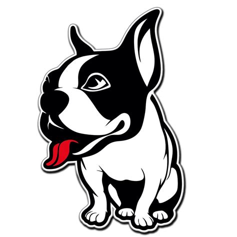 2 X French Bulldog Sticker Dog Vinyl Sticker 4019 Destination Vinyl Ltd