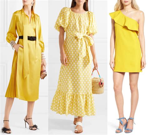 What Color Shoes To Wear With A Yellow Dress Outfit