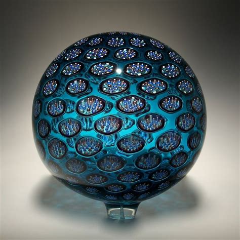 Cerulean Sphere By David Patchen Art Glass Sculpture Artful Home