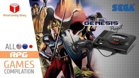 All Sega Genesis Mega Drive Rpg Games Compilation Every Game Us Eu