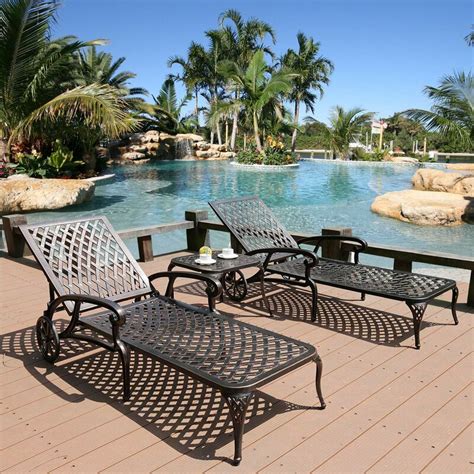 Canora Grey Chaise Lounge Outdoor Chair Aluminum Pool Side Sun Lounges