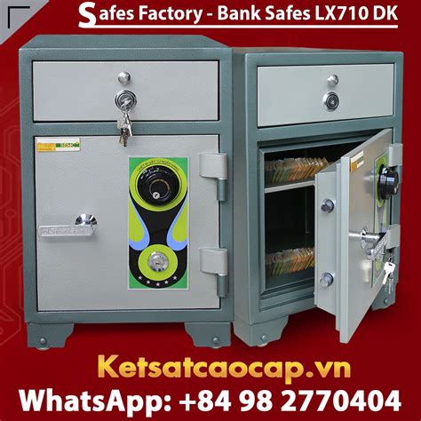 Safes: Bank Safes LX710 DK Security Cash Locker Depository Safe Deposit Box