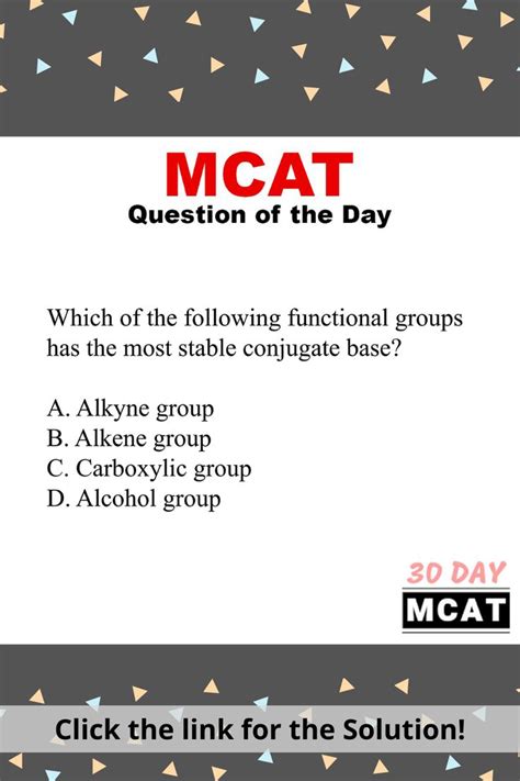 MCAT Organic Chemistry Question Mcat Organic Chemistry Questions