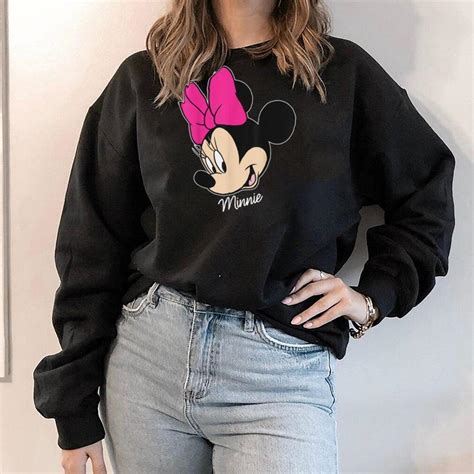 Disney Mickey And Friends Minnie Mouse Big Face T Shirt
