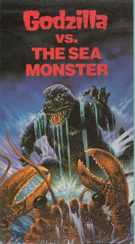 Godzilla Vs The Sea Monster 1966 Aka Ebriah Horror Of The Deep Godzilla Vs Godzilla Kaiju