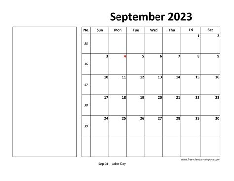 Calendar September 2023 Printable Pdf Mobila Bucatari