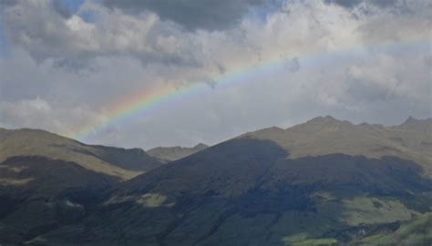 Photo Flashbacks Rainbow Over Lake Wanaka Real Adventures For