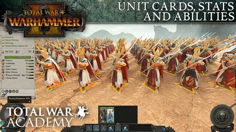 Total War Warhammer 2 Unit Cards Stats And Abilities Video