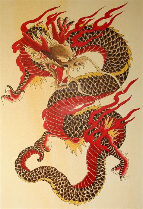 32 Japanese Red Dragon Tattoo Meaning