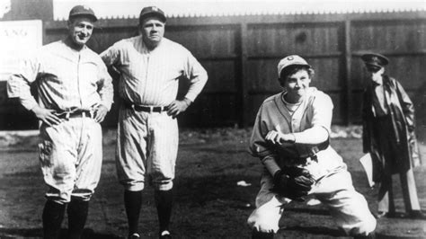 the 18 year old woman who struck out babe ruth and lou gehrig history