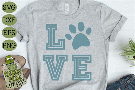 Love Cat Paw Print Svg File By Crunchy Pickle Thehungryjpeg