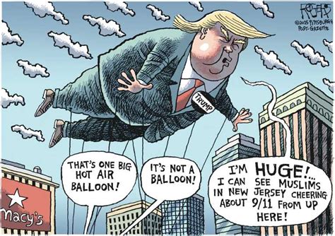 Political Cartoon On Trump Doubling Down By Rob Rogers The