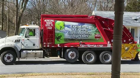 Penn Waste Garbage Truck 3420 Youtube